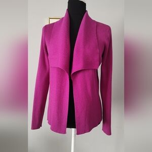 RALPH Lauren  Sweater Cardigan Women PM Cotton   Open Front Fiusha